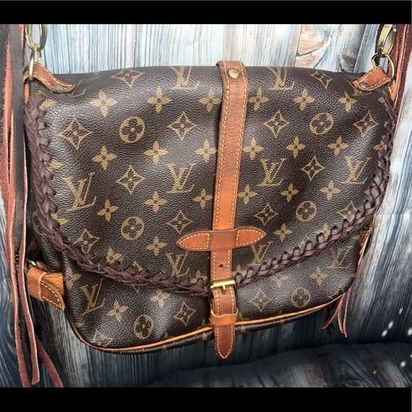 Authentic fringe Louis Vuitton saumur 30 - Picture 2 of 10